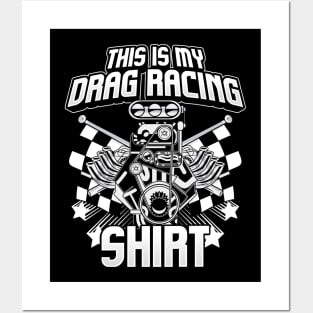 This Is My Drag Racing Shirt Auto Car Race Posters and Art